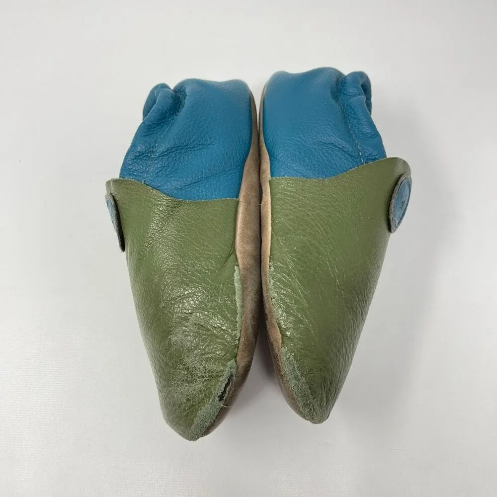 Softstar Roo Moccasin Barefoot Leather Sheepskin Slip On Shoes Youth Size 4W